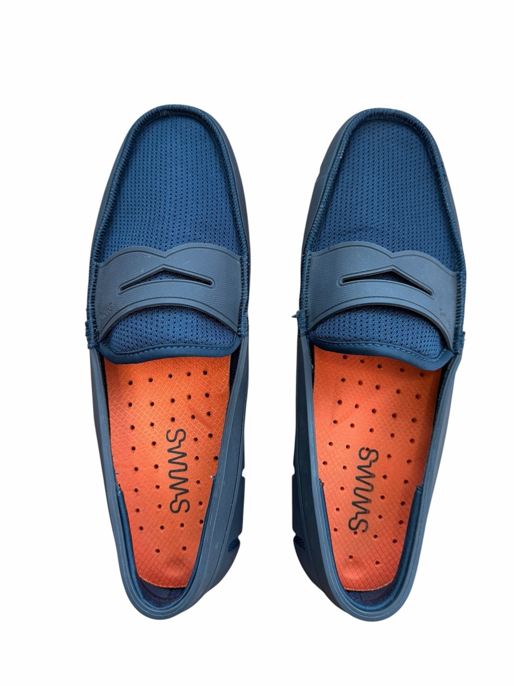 SWIMS Penny Loafer Navy Blue Slip On Driving Shoe Men's 10.5